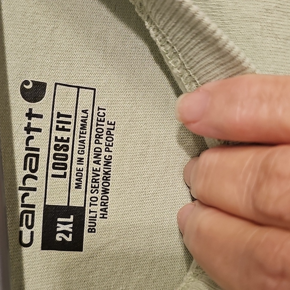 Carhartt Big Men's Loose Fit Shirt in Light Green